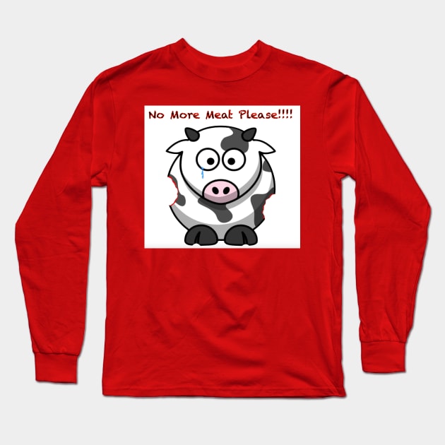 Cute Cow Long Sleeve T-Shirt by ZerO POint GiaNt